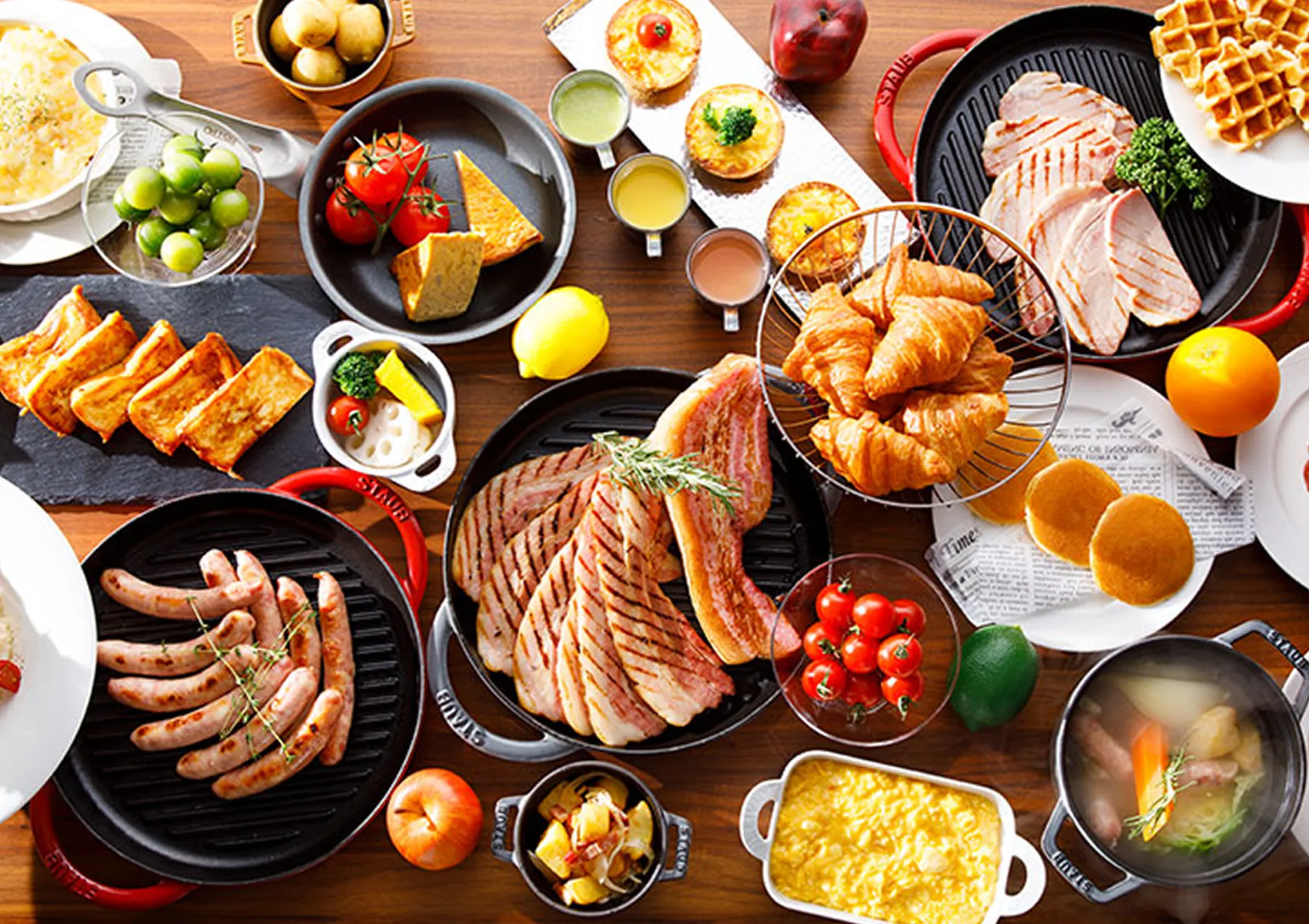 60種類以上の豊富な品数